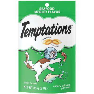 Temptations Seafood Medley 3 Oz. Cat Treat